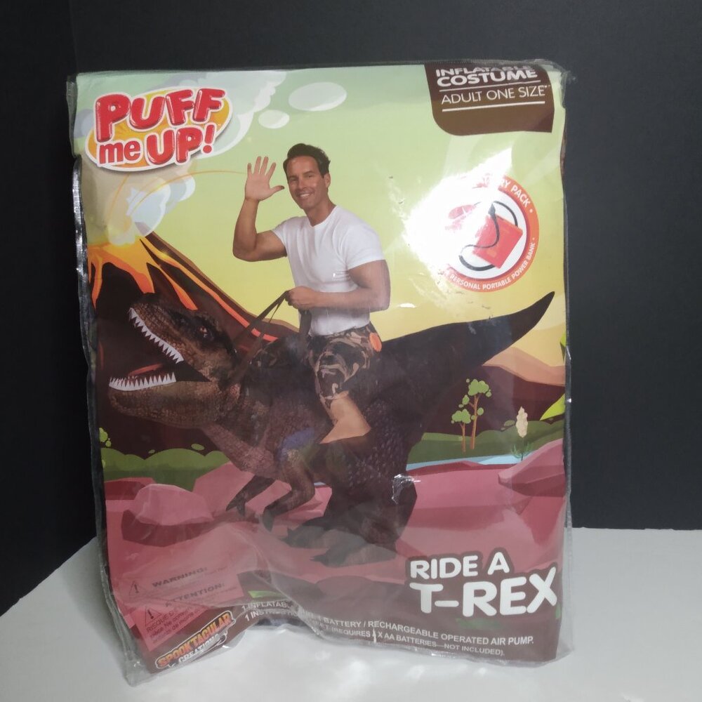 Spooktacular Puff Me Up Ride A T-Rex